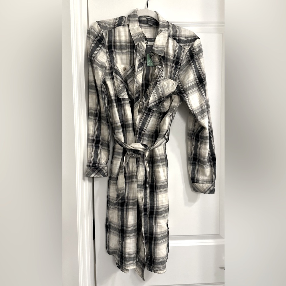 Fremont Flannel shirt dress